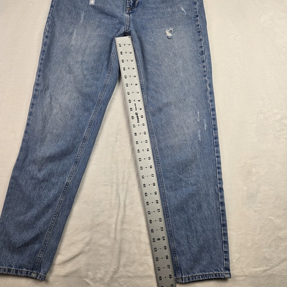 BDG Urban Outfitters Women's Mom High Rise Jeans Size 28 Light Wash Straight Leg - Picture 9 of 13